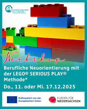 Berufliche Neuorientierung mit der  LEGO® SERIOUS PLAY® Methode*