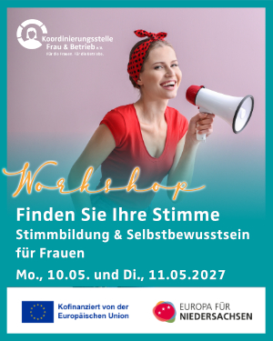 "Finden Sie Ihre Stimme" Stimmbildung & Selbstbewusstsein für Frauen