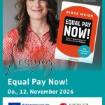 Lesung: „Equal Pay Now!“ mit Birte Meier
