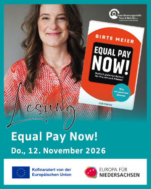 Lesung: „Equal Pay Now!“ mit Birte Meier
